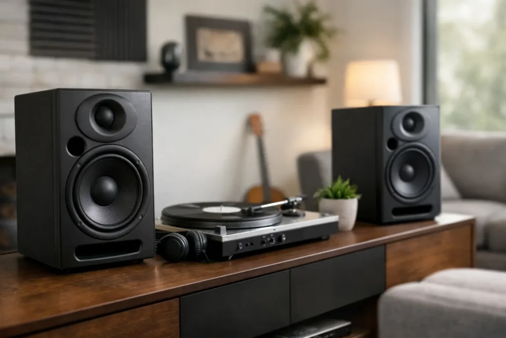 Recording Studio Inspired Speakers at Home